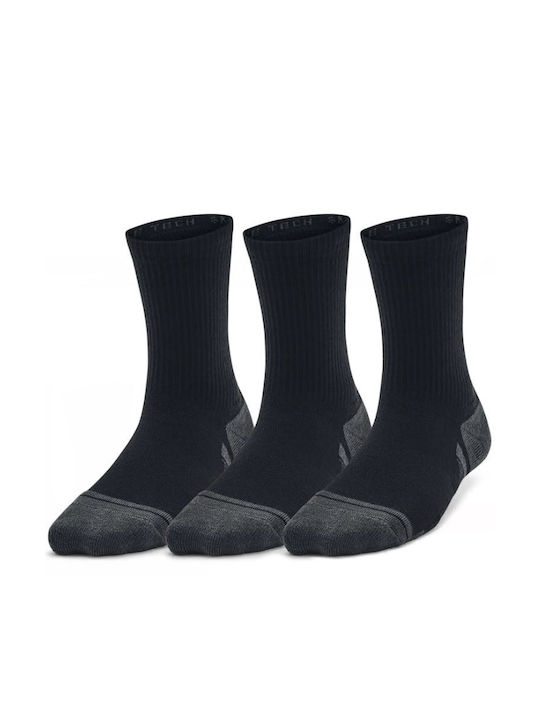 under_armour_ua_1379521_001_athlitikes_kaltses_polychromes_3_zeygi.1 Under Armour Performance Tech 3Pack Crew Κάλτσες 1379521-001 - Image 1