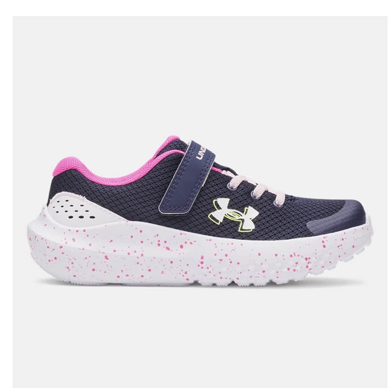 under_armour_ua_gps_surge_4_ac_athlitika_paidika_papoutsia_running_gri_3027109_410. Under Armour GPS Surge 4 AC Παιδικό Παπούτσι Κορίτσι 3027109-410 - Image 1