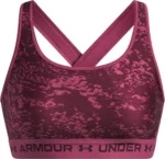 Under Armour Crossback Mid Print Γυναικείο Μπούστο 1361042-659