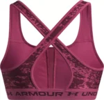 Under Armour Crossback Mid Print Γυναικείο Μπούστο 1361042-659 - Image 3