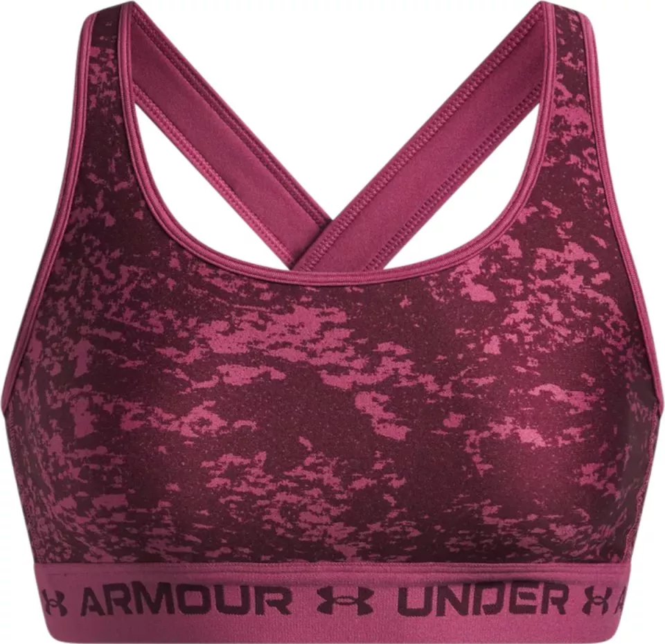 1361042-659. Under Armour Crossback Mid Print Γυναικείο Μπούστο 1361042-659 - Image 1