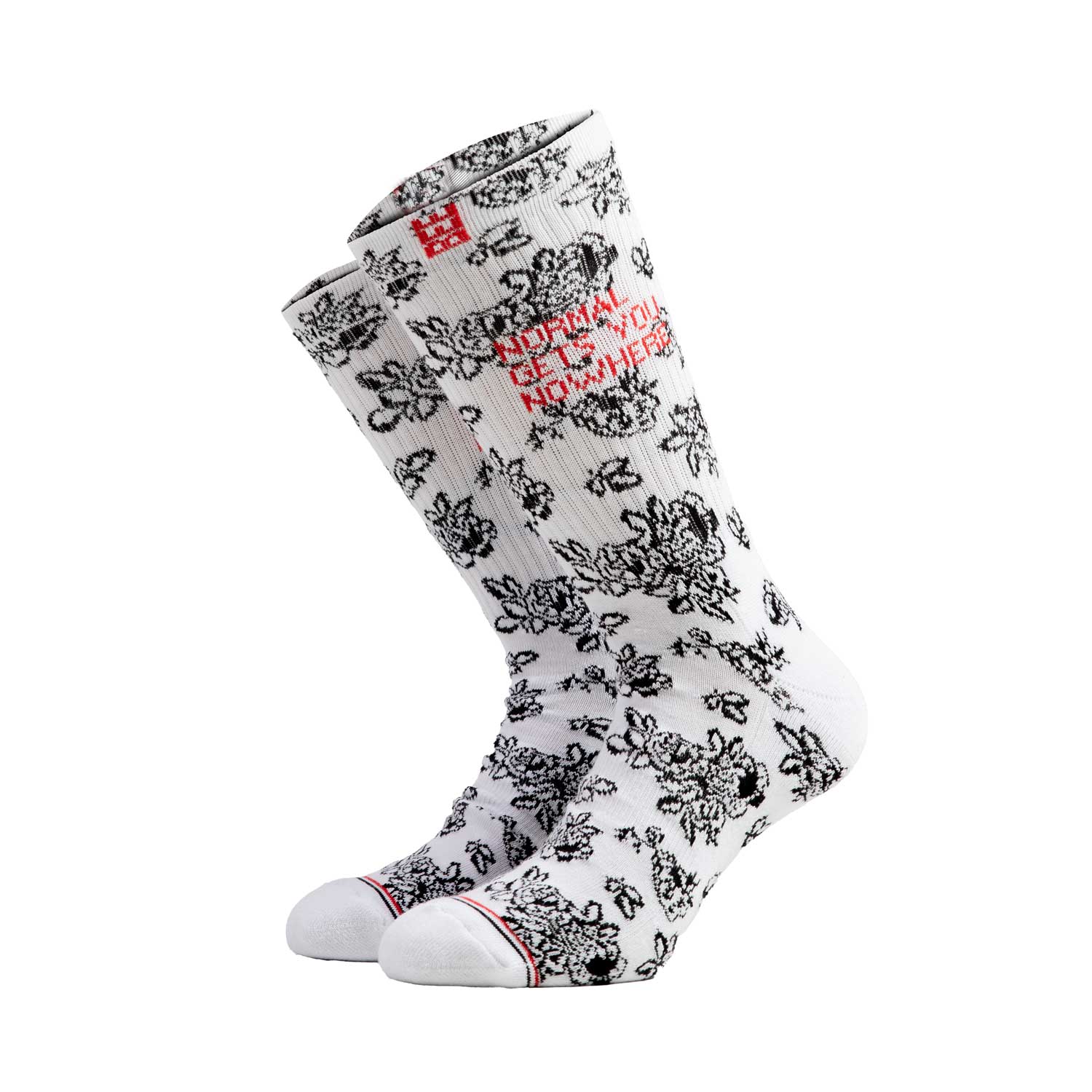 AS-250844_A.1 Bee Unusual '' Doily Retro '' Embroidered Socks Unisex Κάλτσες AS-250844 - Image 1