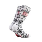 Bee Unusual '' Doily Retro '' Embroidered Socks Unisex Κάλτσες AS-250844 - Image 2