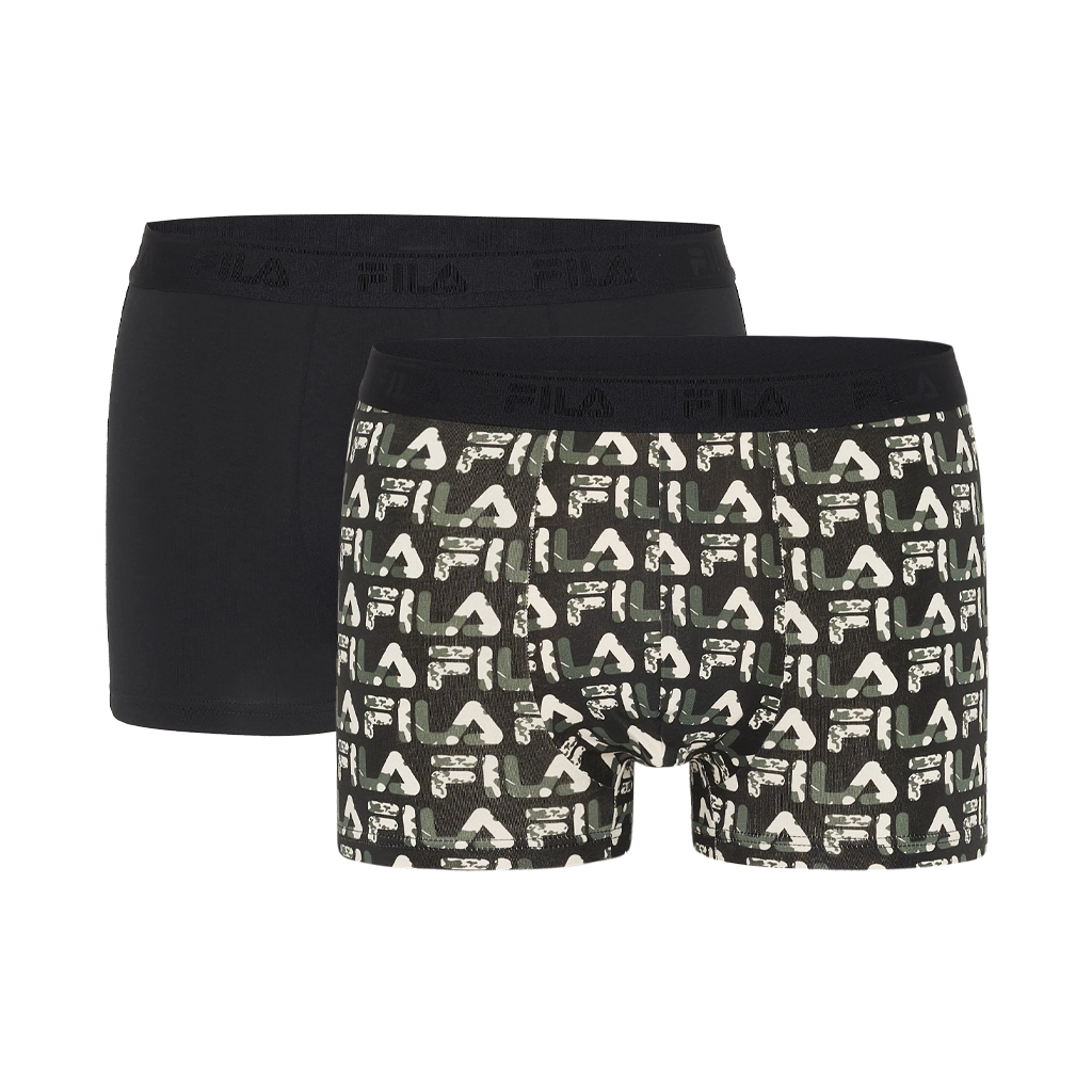 FU5345-2-200_9. Fila Boxer Elastic Band 2 Pack Aνδρικό Εσώρουχο Μπόξερ 2 Ζεύγη FU5345-200 - Image 1