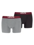 Levi's Men SLD Basic Boxer Brief Organic Cotton 2 Pack Ανδρικό Μπόξερ 701222842-022