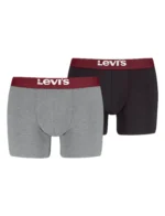 Levi's Men SLD Basic Boxer Brief Organic Cotton 2 Pack Ανδρικό Μπόξερ 701222842-022