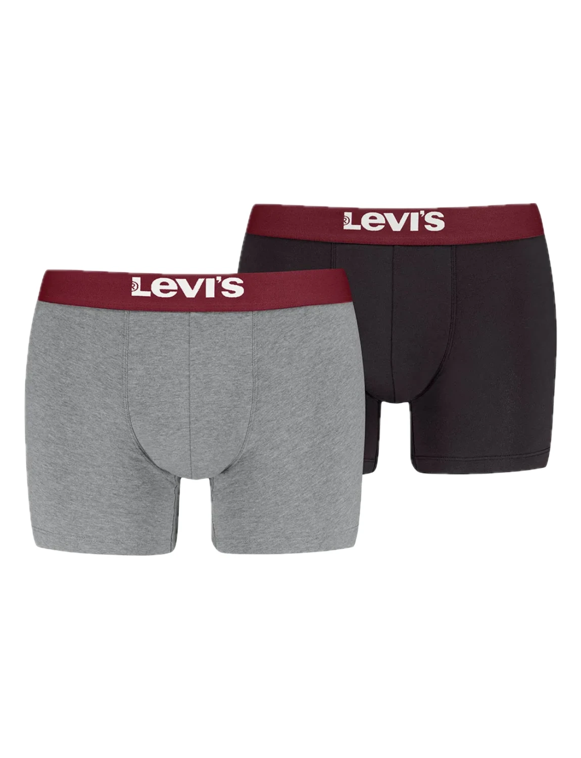 Levis-Ανδρικά-Μποξεράκια-2Pack-701222842-022- Levi's Men SLD Basic Boxer Brief Organic Cotton 2 Pack Ανδρικό Μπόξερ 701222842-022 - Image 1