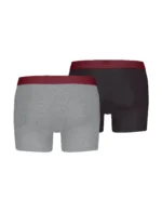 Levi's Men SLD Basic Boxer Brief Organic Cotton 2 Pack Ανδρικό Μπόξερ 701222842-022 - Image 3