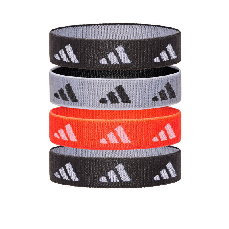 adidas_lastichakia_mallion_mayro. Adidas Hair Ties Κοκκαλάκια Μαλλιών ADAC-16210 - Image 1