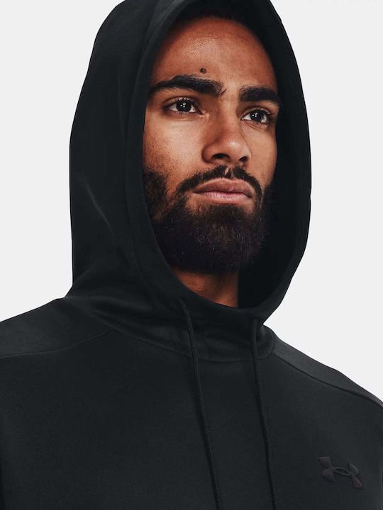 Under Armour Fleece Hoodie Ανδρικό Φούτερ Κουκούλα 1373353-001 - Image 4