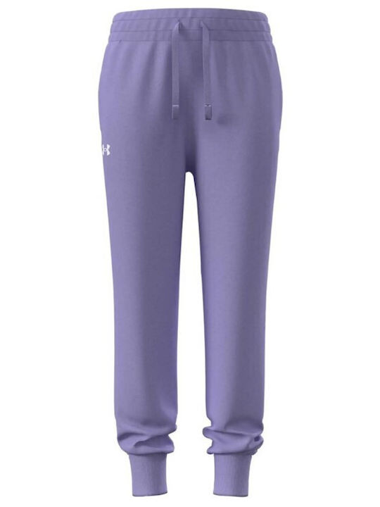 fixedratio_20250905100341_under_armour_paidiko_panteloni_formas_mov_rival_1379525_538.1 Under Armour Rival Fleece Joggers Παιδικό Παντελόνι Φόρμας Κορίτσι 1379525-538 - Image 1
