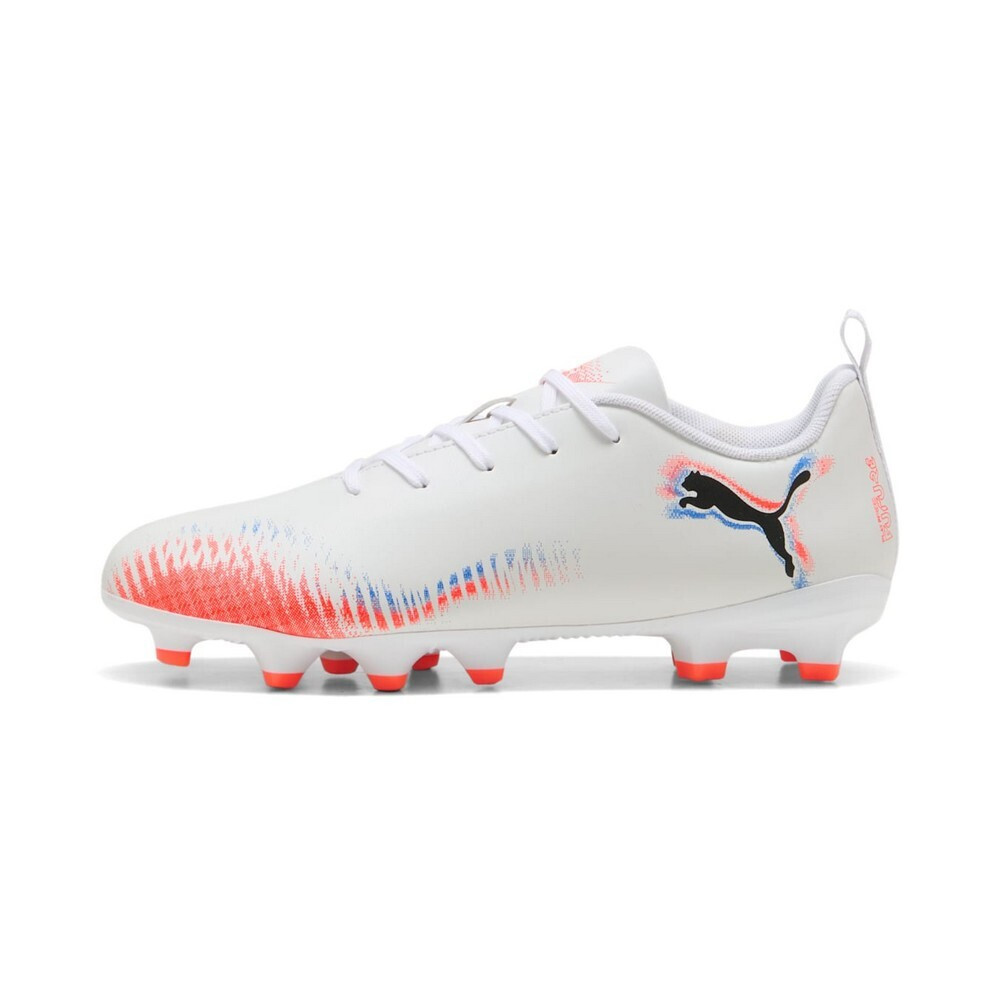 puma-paidika-podosfairika-papoutsia-8-play-fg-ag-jr-me-tapes-leyka-108622-01. Puma Future 8 Play FG/AG Jr Παιδικό Ποδοσφαιρικό Παπούτσι 108622-01 - Image 1