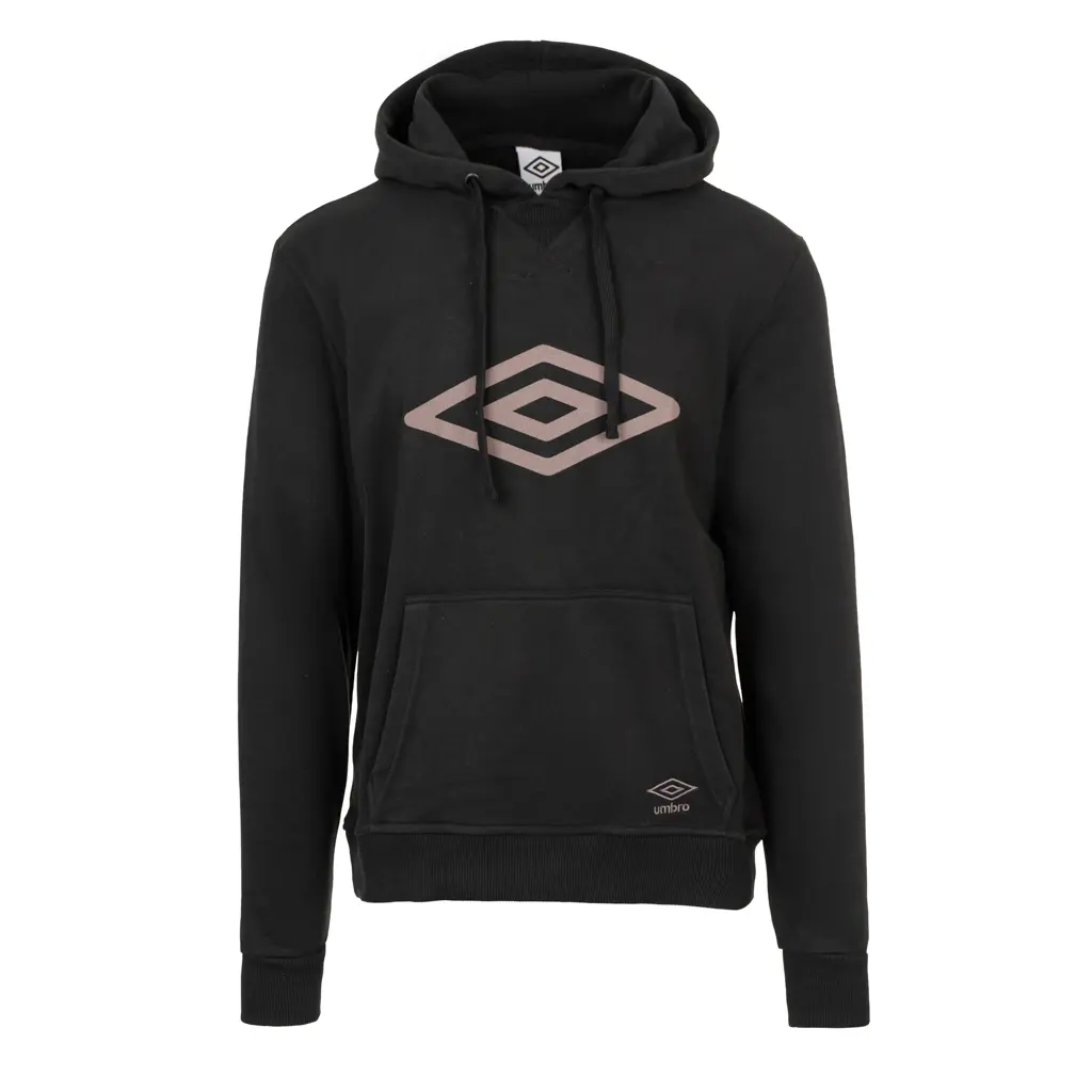 umbro-lic-hdd-sweat-mens-hoodie-umav1016-black- Umbro Sweat Hoodie Ανδρικό Φούτερ Κουκούλα UMAV1016-BLACK - Image 1