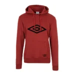 Umbro Sweat Hoodie Ανδρικό Φούτερ Κουκούλα UMAV1016-BORDEAUX