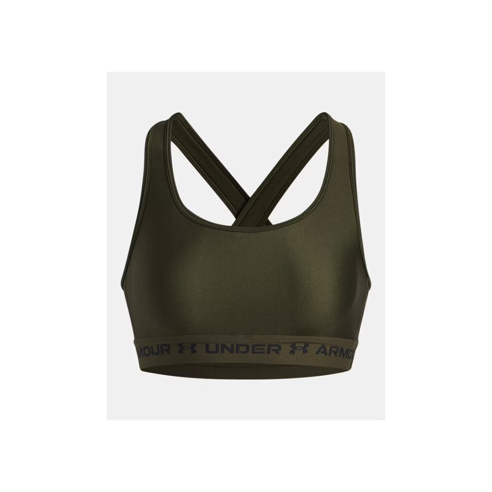 under_armour_crossback_mid_bra_gynaikeio_mpoustaki_ladi_me_afairoumeni_enischysi_1361034_308. Under Armour Crossback Mid Bra Γυναικείο Μπούστο 1361034-308 - Image 1