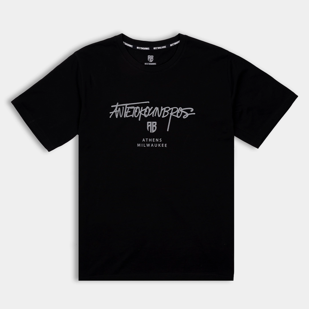 web_antetokounbros_athxmlw_t-shirt_black Antetokounbros AB ATH X MKE Tee Ανδρικό Κοντομάνικο APDC352U48-001 - Image 1