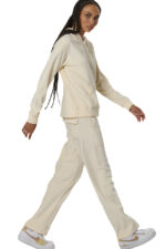 Body Action Basic Velour Pants Γυναικείο Παντελόνι Φόρμας 021533-05 - Image 5