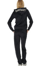 Body Action Basic Velour Pants Γυναικείο Παντελόνι Φόρμας 021533-01 - Image 4