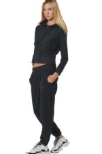 Body Action French Terry Joggers Γυναικείο Παντελόνι Φόρμας 021536-01 - Image 4