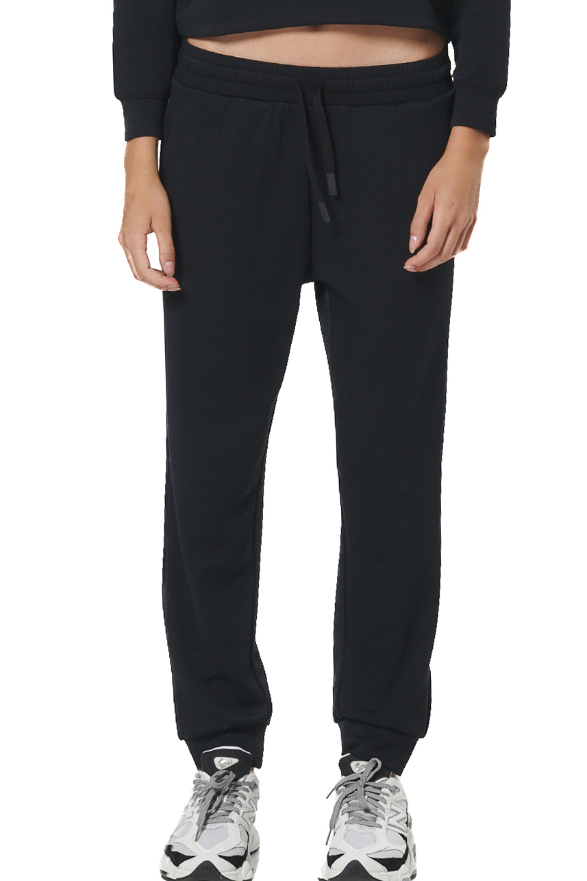021541-01-BLACK-2 Body Action Modal Joggers Γυναικείο Παντελόνι Φόρμας 021514-01 - Image 1