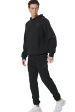 Body Action Soft Fleece Track Pants Ανδρικό Παντελόνι Φόρμας 023535-01 - Image 3