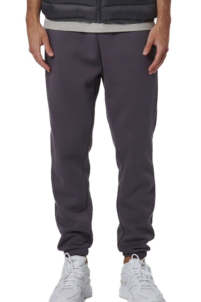 023535-01-BOULEVARD GREY-8 Body Action Soft Fleece Track Pants Ανδρικό Παντελόνι Φόρμας 023535-03Β - Image 1