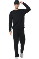 Body Action Fleece Crewneck Sweatshirt Ανδρικό Λαιμοκοψο Φούτερ 063510-01 - Image 2