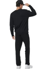 Body Action Fleece Crewneck Sweatshirt Ανδρικό Λαιμοκοψο Φούτερ 063510-01 - Image 4