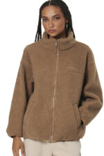Body Action Faux Sheepskin Jacket Γυναικεία Ζακέτα 071519-05 - Image 7