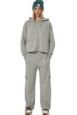 Body Action Modal Boxy Jacket Γυναικεία Ζακέτα Κουκούλα 071524-07A