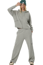 Body Action Modal Boxy Jacket Γυναικεία Ζακέτα Κουκούλα 071524-07A - Image 5