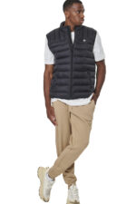 Body Action Lightweight Quilted Vest Ανδρικό Αμάνικο Μπουφάν 073534-01 - Image 5