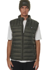 Body Action Lightweight Quilted Vest Ανδρικό Αμάνικο Μπουφάν 073534-07E - Image 7