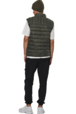 Body Action Lightweight Quilted Vest Ανδρικό Αμάνικο Μπουφάν 073534-07E - Image 4