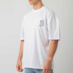 Bee Unusual ” High Flowers ” Oversized T-shirt Aνδρικό Κοντομάνικο AT-253346 - Image 4