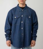 Bee Unusual Denim Overshirt Washed Ανδρικό Πουκάμισο AT-257737
