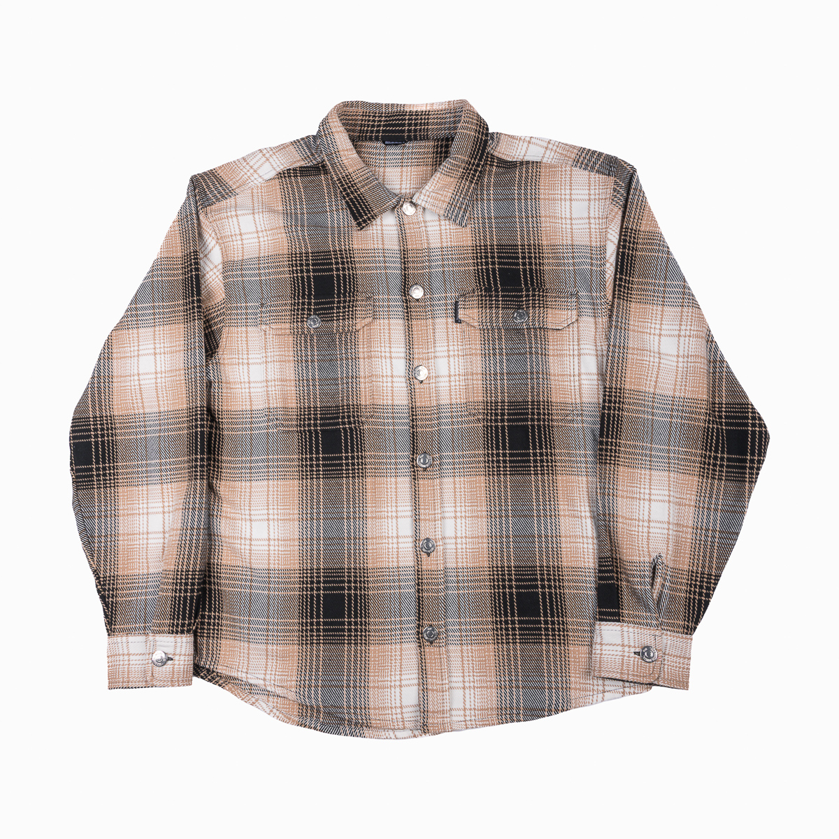 AT-257738_F.1 Bee Unusual Flannel Overshirt Unisex Πουκάμισο AT-257738 - Image 1
