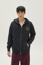 Blue Hunter Full-Zip Hoodie Retro Unisex Ανδρική Ζακέτα Κουκούλα 261110902-01