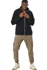 Body Action Boucle Fleece Jacket Ανδρική Ζακέτα 073522-01 - Image 5