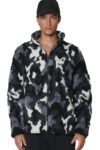 Body Action Printed Sherpa Fleece Jacket Ανδρική Ζακέτα Sherpa 073529-01