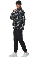Body Action Printed Sherpa Fleece Jacket Ανδρική Ζακέτα Sherpa 073529-01 - Image 3