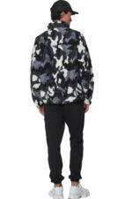 Body Action Printed Sherpa Fleece Jacket Ανδρική Ζακέτα Sherpa 073529-01 - Image 5
