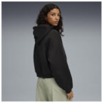Puma ESS Wardrobe Oversized Hoodie DK Γυναικείο Φούτερ Κουκούλα 632051-01 - Image 3