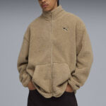 Puma ESS Elevated Relaxed Winterized Full-Zip Sherpa Ανδρική Ζακέτα Κουκούλα 688259-55