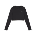Puma Pwrshape Cropped LS Tee Γυναικείο Μακρυμάνικο Crop 527473-01