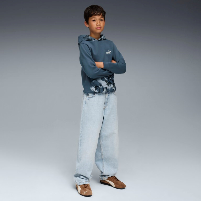 Puma ESS Camo Hoodie FL Παιδικό Φούτερ Κουκούλα Αγόρι 633037-80 - Image 4