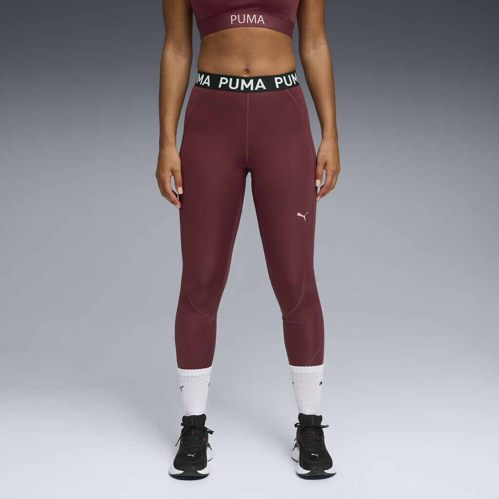 puma_w_strong_training_gynaikeio_kolan_psilomeso_colorblock_526000_96. Puma Strong Colorblock High-Waist Tights Γυναικείο Κολάν 526000-96 - Image 1