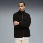 Puma ESS Elevated Relaxed Winterized Full-Zip Sherpa Ανδρική Ζακέτα Κουκούλα 688259-01