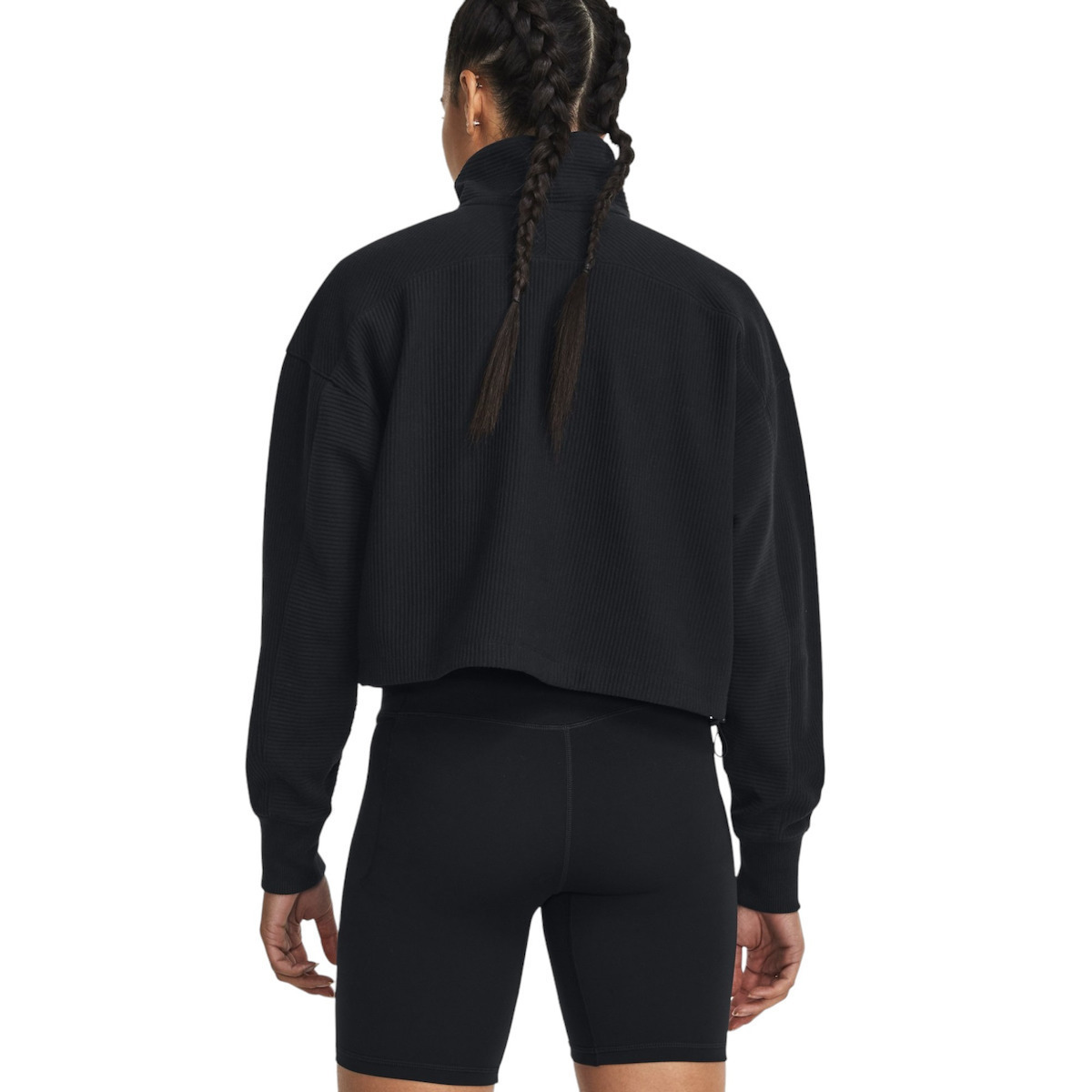Under Armour Ottoman Fleece Novelty Silo Γυναικείο Φούτερ 1379772-001 - Image 5