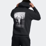 Under Armour Project Rock Icon Fleece Hoodie Ανδρικό Φούτερ Κουκούλα 1386882-001 - Image 3